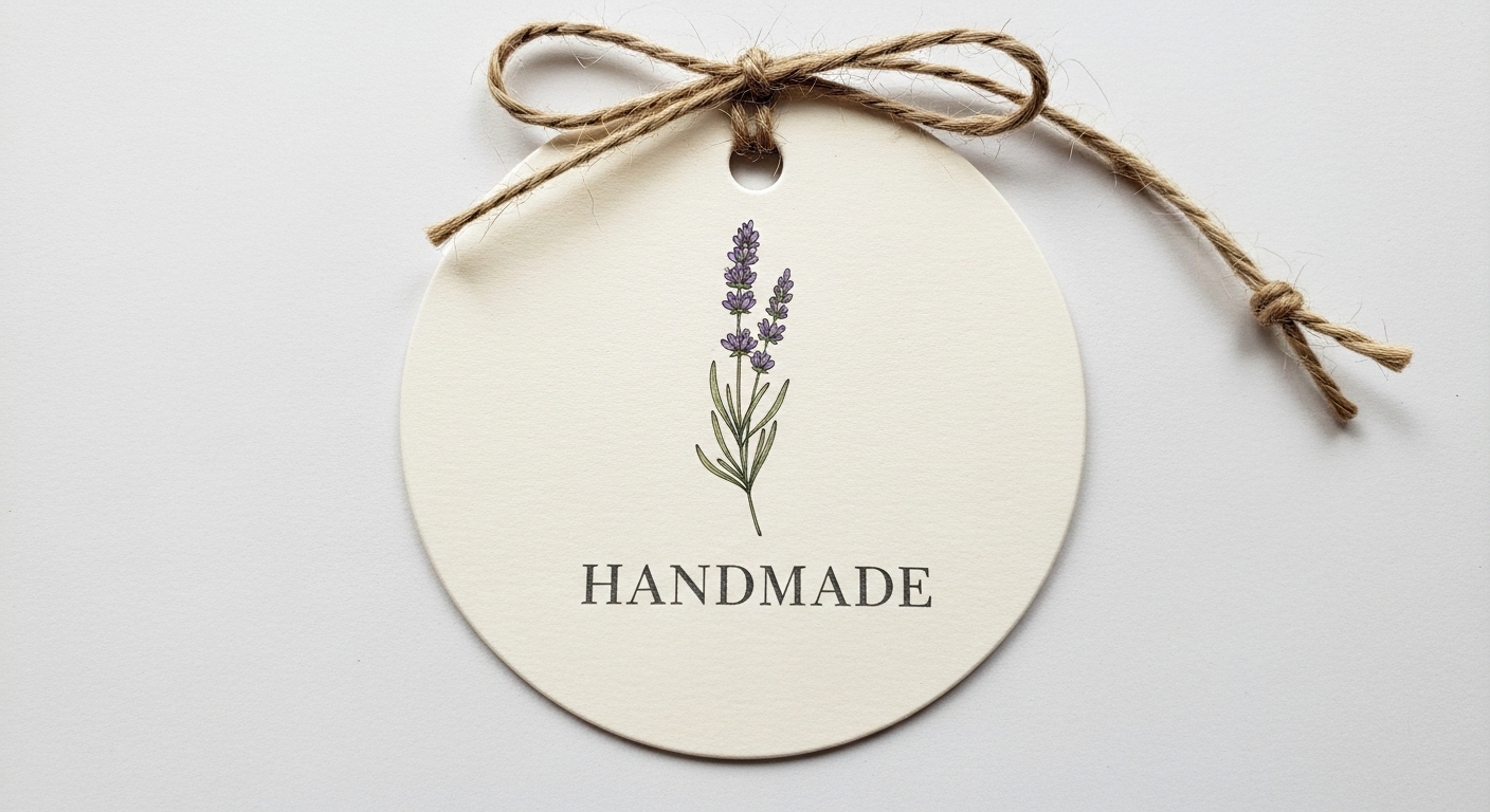 Custom Circle Tags for Modern and Creative Branding
