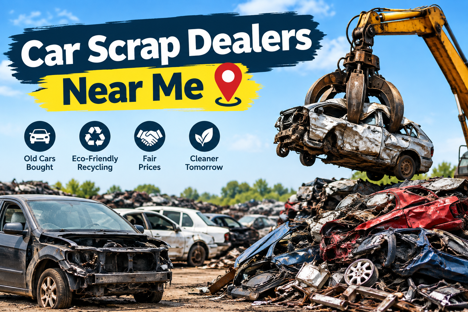 Car Scrap Dealers Near Me for Convenient and Responsible Vehicle Disposal