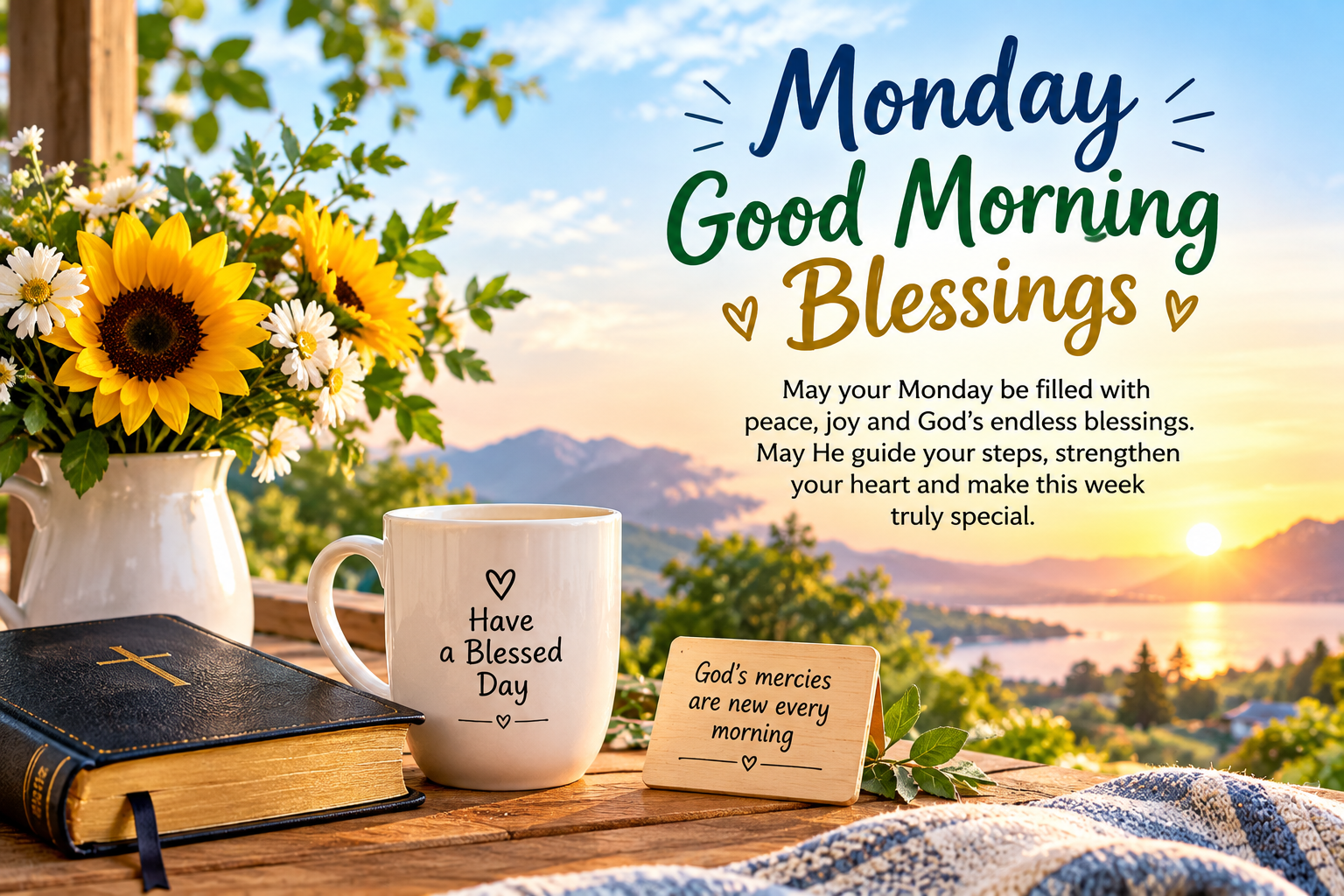 Monday Good Morning Blessings