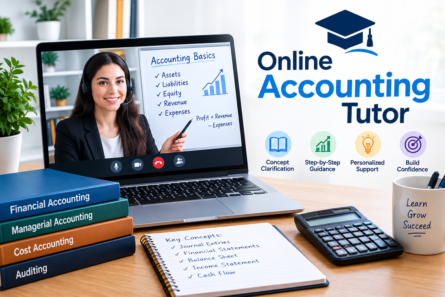 Online Accounting Tutor: Learn Accounting with Confidence and Expert Guidance