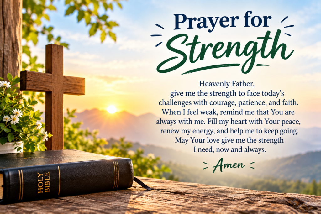 Prayer for Strength
