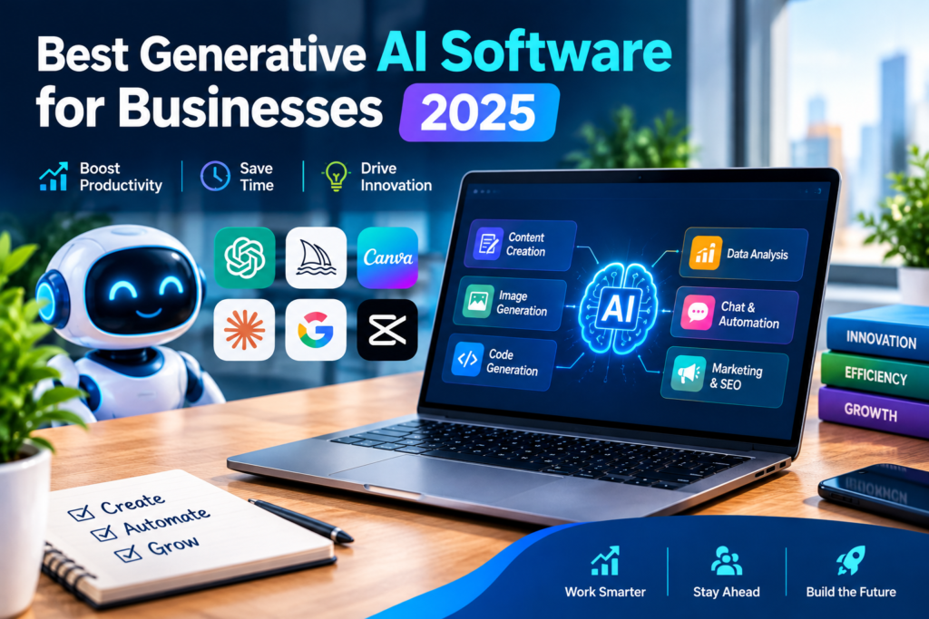best generative ai software for businesses 2025   