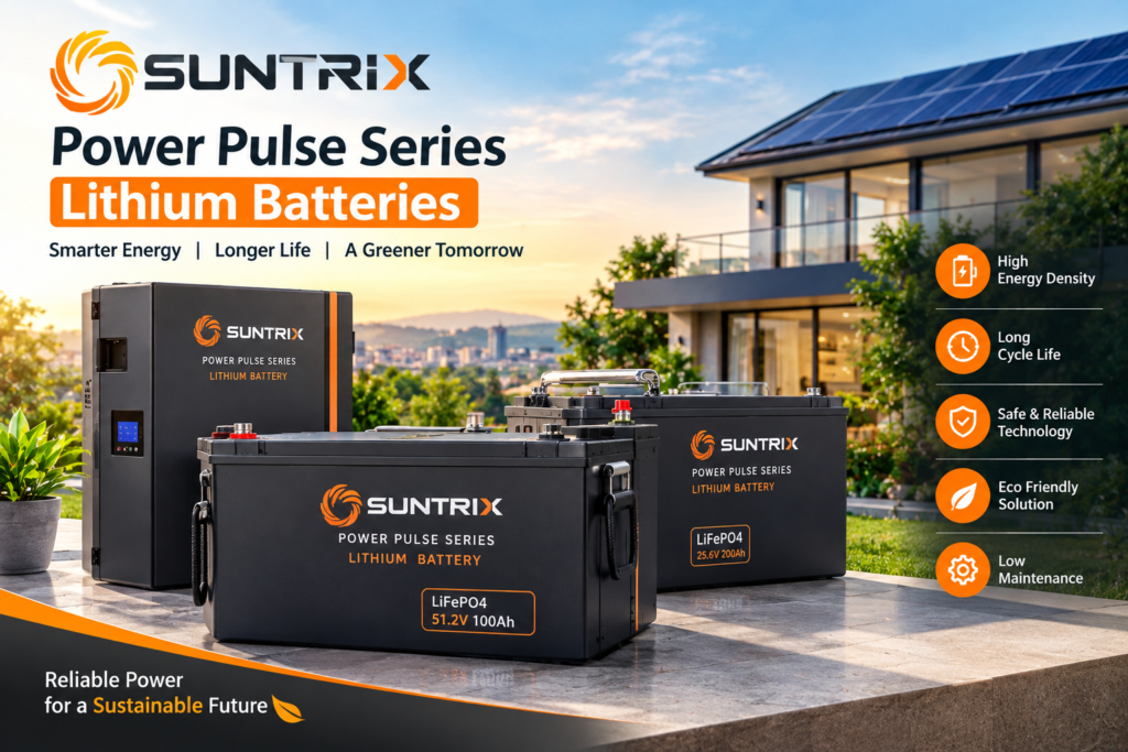 Suntrix Power Pulse Series lithium batteries