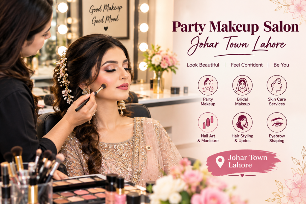 party makeup salon Johar Town Lahore