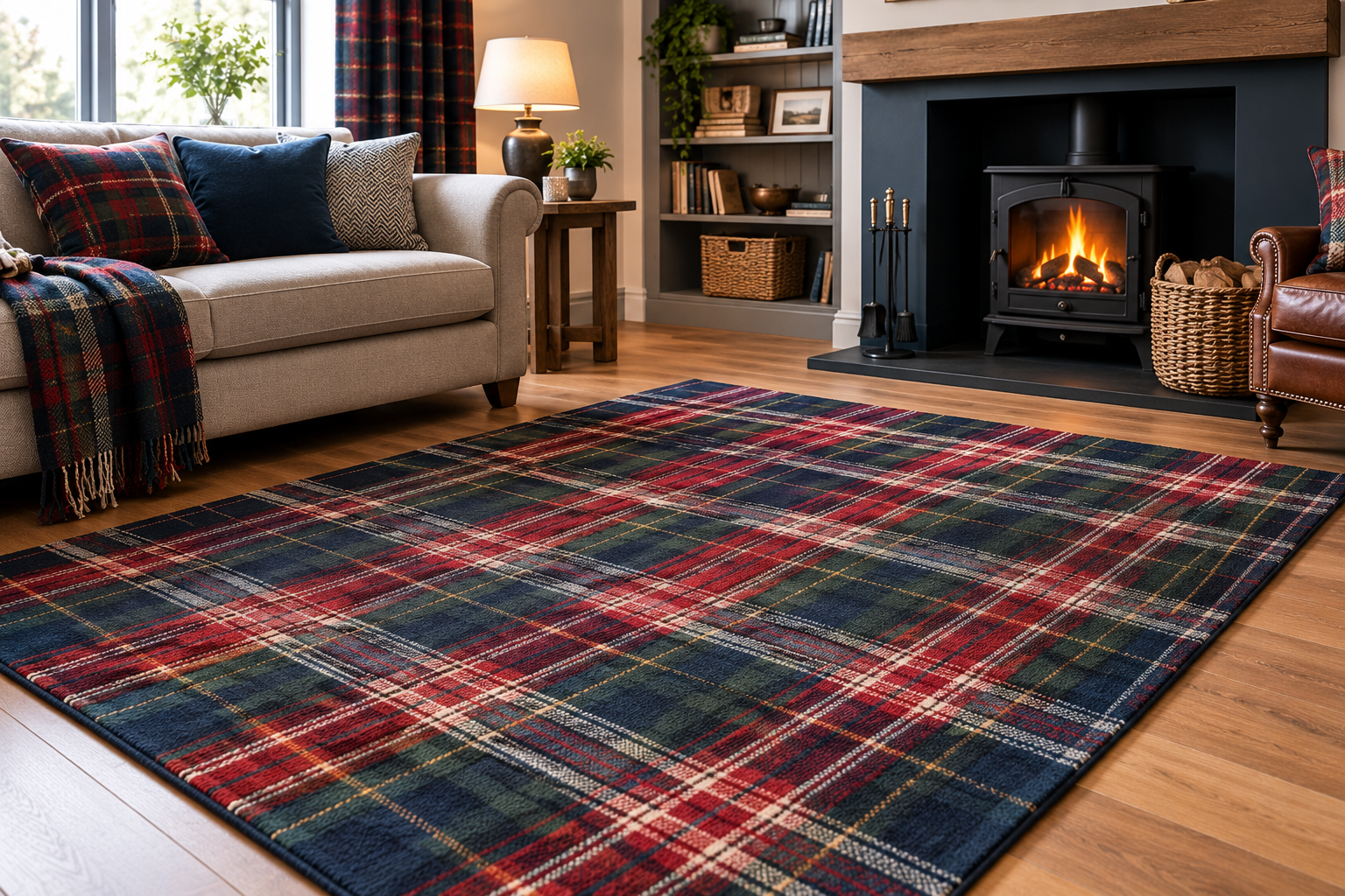 Tartan Rugs UK: Transform Your Home with Traditional Patterns and Modern Style at CarpetCorwn